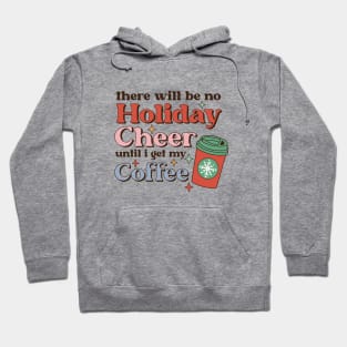 Funny Retro Coffee Holiday Cheer Christmas Hoodie